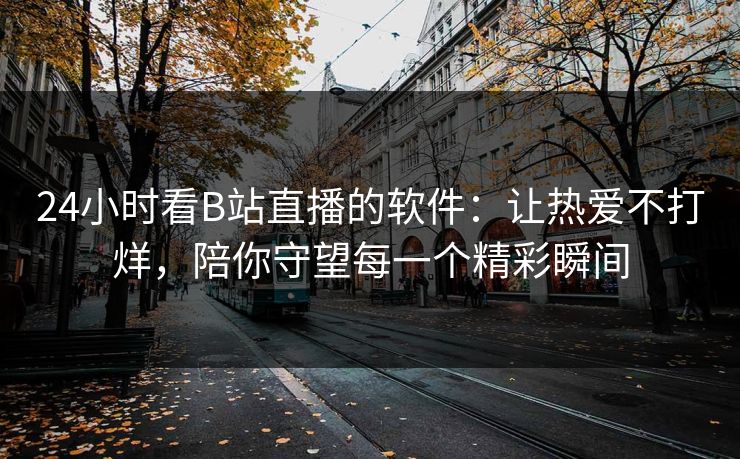 24小时看B站直播的软件：让热爱不打烊，陪你守望每一个精彩瞬间